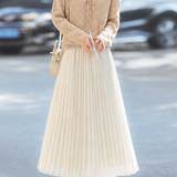 Exquisite Date‑Style V‑Neck Long‑Sleeve Knit Sweater With Tie Detail