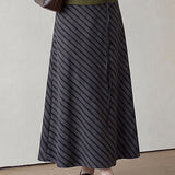 Casual Diagonal Hem Twill Bat‑Sleeve Knit Top