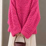 Home & Vacation Pineapple Stitch Texture Knit Top