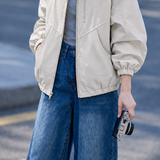 Casual Drawstring Hooded Zip Long Sleeve Coat