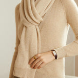 Elegant Batwing Sleeve 100% Wool Knit Shawl