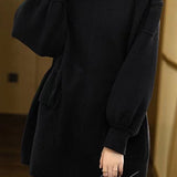 Casual Stand Collar Zip-Up Drawstring Jacket with Epaulets