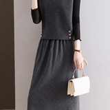 Elegant Sequin V-Neck Vest and Elastic Waist Skirt Set