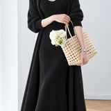 Casual Long Cardigan Ribbed Knit Two Piece Set