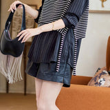 Casual Layered Look Houndstooth Vest Panel Shirt