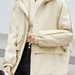 Casual Hooded Utility Padded Jacket - liwisi