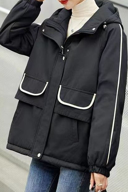 Casual Hooded Utility Padded Jacket - liwisi