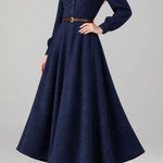 French Chic Crew Neck Balloon Sleeve Dress - liwisi