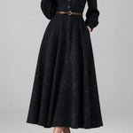 French Chic Crew Neck Balloon Sleeve Dress - liwisi