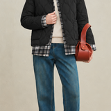 Casual Diamond Quilted Collared Padded Jacket - liwisi