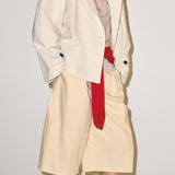 Casual Collared Cropped Trench Jacket - liwisi