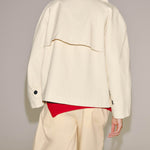 Casual Collared Cropped Trench Jacket - liwisi