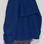 Casual Collared Cropped Trench Jacket - liwisi