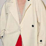 Casual Collared Cropped Trench Jacket - liwisi