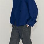 Casual Collared Cropped Trench Jacket - liwisi