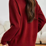 Casual Colorblock Triangle Detail Drawstring Knit Cardigan - liwisi