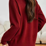 Casual Colorblock Triangle Detail Drawstring Knit Cardigan - liwisi