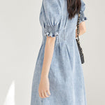 French denim dress - liwisi