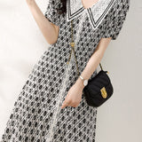 Peter Pan collar vintage French dress