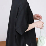 Comfortable batwing sleeve T-shirt