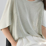 Batwing sleeve knitted top with floral mesh