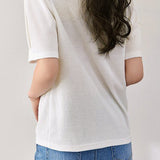Minimalist waffle textured bubble short sleeve polo shirt - liwisi