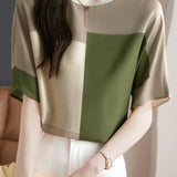 Stylish Color-blocked T-shirt