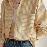 Casual stylish striped shirt
