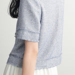 French-style short sleeve jacket - liwisi