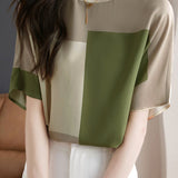 Stylish Color-blocked T-shirt