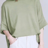 Comfortable batwing sleeve T-shirt