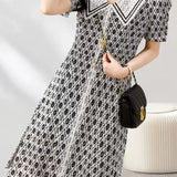 Peter Pan collar vintage French dress