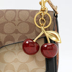 Cherry fruit bag charm - liwisi