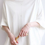Comfortable batwing sleeve T-shirt