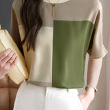 Stylish Color-blocked T-shirt