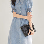 French denim dress - liwisi