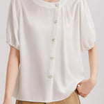 Minimalist asymmetric design shirt - liwisi