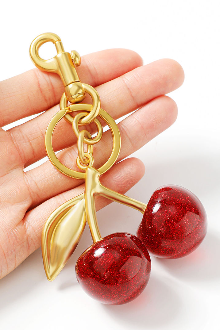 Cherry fruit bag charm - liwisi