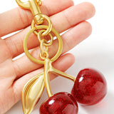 Cherry fruit bag charm - liwisi