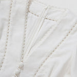 Casual Lantern Sleeve Lace Patchwork Dress - liwisi