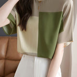 Stylish Color-blocked T-shirt