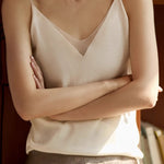 V-neck mesh cami top - liwisi