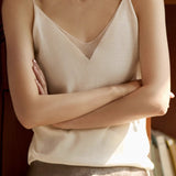 V-neck mesh cami top - liwisi
