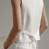 Suit vest with shorts set