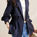 Fashionable Casual Asymmetric Coat - liwisi