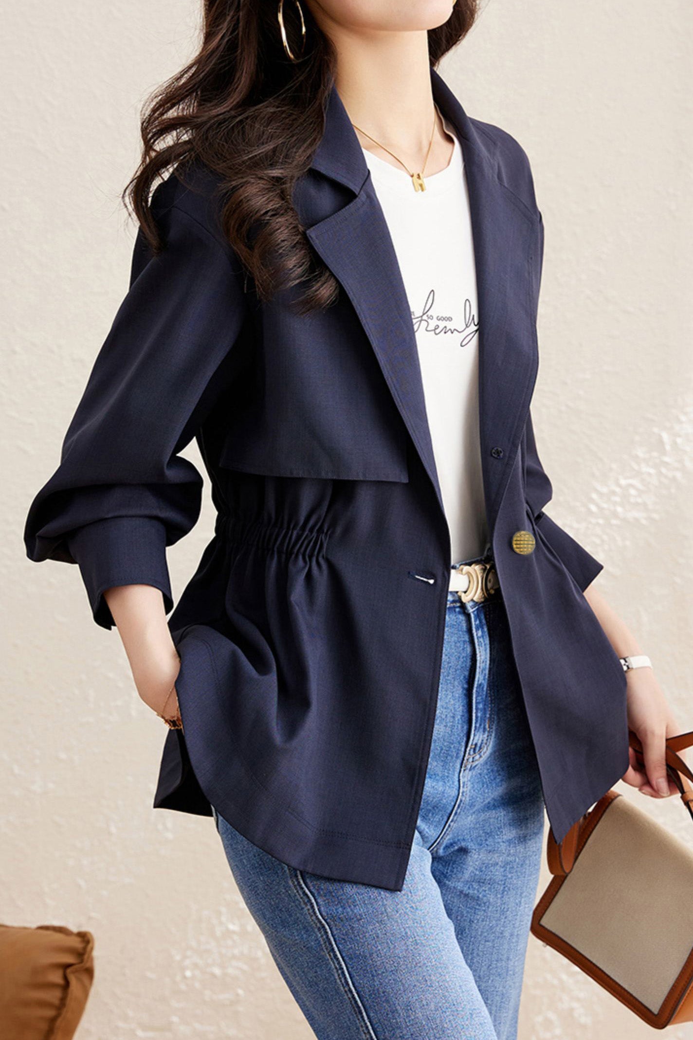 Fashionable Casual Asymmetric Coat - liwisi