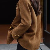 Commuting Casual Loose Double-Breasted Blazer