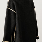 Elegant Woolen Coat with Bonus Scarf - liwisi