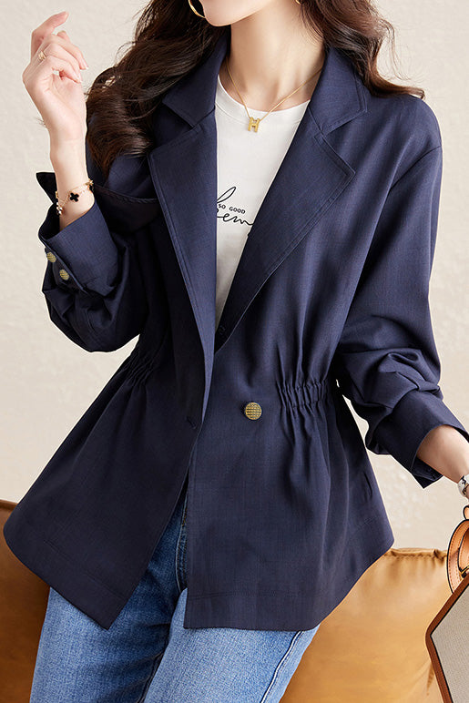 Fashionable Casual Asymmetric Coat - liwisi