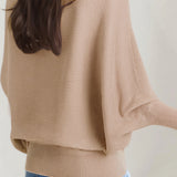 Casual Fashion Batwing-Sleeve Knit Top